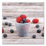 High-Impact Polystyrene Cold Cups, 3.5 oz, Plastic, Translucent, 100/Sleeve, 25 Sleeves/Carton