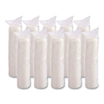 Cappuccino Dome Sipper Lids, Fits 12 oz Hot Cups, Plastic, White, 1,000/Carton