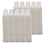 Non-Vented Cup Lids, Fits 6 oz Hot Cups/2 oz to 4 oz Food Containers, Plastic, Translucent, 1,000/Carton