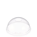 Ultra Clear Dome Cold Cup Lids, Fits 16 oz to 24 oz Cold Cups, Plastic, Clear, 1,000/Carton