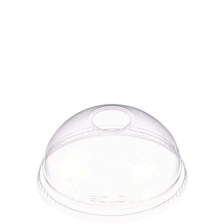 Ultra Clear Dome Cold Cup Lids, Fits 16 oz to 24 oz Cold Cups, Plastic, Clear, 1,000/Carton