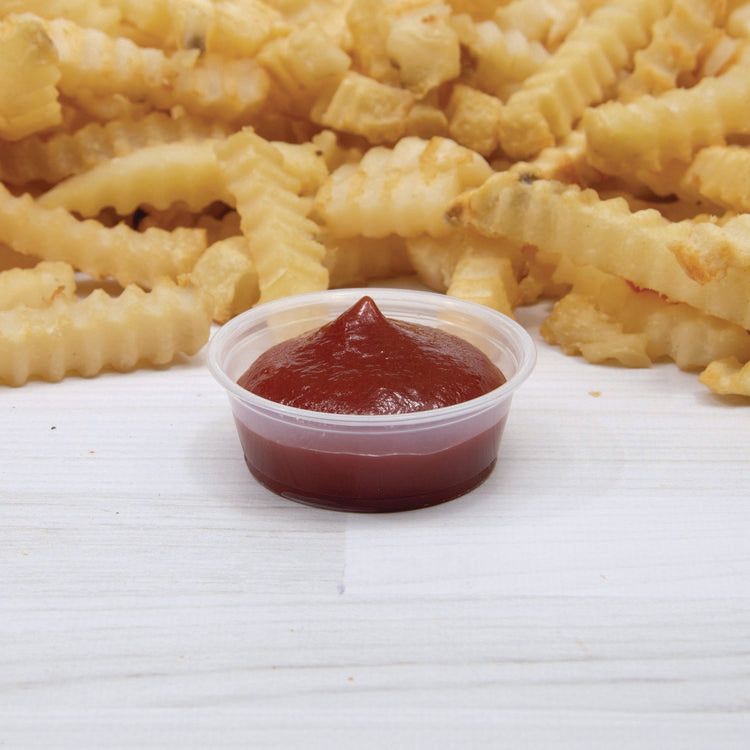 Polystyrene Portion Cups, 2 oz, Plastic, Translucent, 250/Bag, 10 Bags/Carton