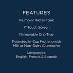 Creation C600 Single-Serve Coffee Brewer Machine, Black