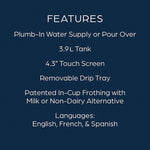 Creation C300 Single-Serve Coffee Brewer Machine, Black