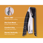 inPOWER+28 Executive One-Finger 3-in-1 Eco-Friendly Desktop Stapler, 28-Sheet Capacity, Black/Silver
