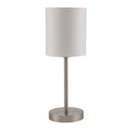 Slim Line Lamp Set, Table 12.63" High and Floor 61.5" High, Silver