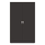 Jumbo Combination Steel Storage Cabinet, 48w X 24d X 78h, Black