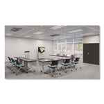 Jumbo Combination Steel Storage Cabinet, 48w X 24d X 78h, Black