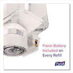 ES10 Dispenser Floor Stand with Automatic Hand Sanitizer Dispenser, 15.56 x 11.75 x 51.82, Graphite