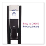 ES10 Dispenser Floor Stand with Automatic Hand Sanitizer Dispenser, 15.56 x 11.75 x 51.82, Graphite