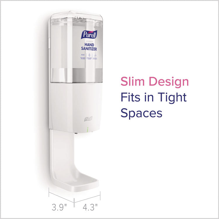 ES10 Automatic Hand Sanitizer Dispenser, 4.33 x 3.96 x 10.31, White