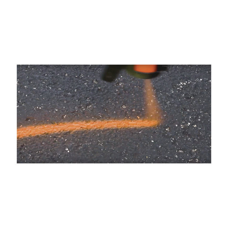 Industrial Choice M1800 System Water-Based Precision Line Marking Paint, Flat White, 17 oz Aerosol Can, 12/Carton