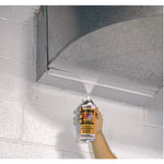 Covers Up Ceiling Paint and Primer, Interior, Flat White, 13 oz Aerosol Can, 6/Carton