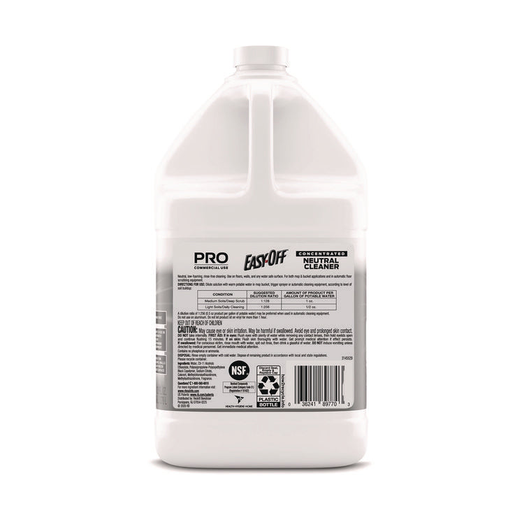 Concentrated Neutral Cleaner, 1 gal Bottle, 2/Carton