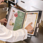 Desktop Reference Starter Set, 10 Antimicrobial Wire-Reinforced Pockets