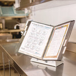 Desktop Reference Starter Set, 10 Antimicrobial Wire-Reinforced Pockets