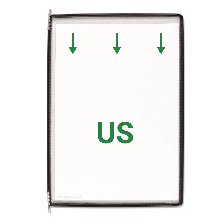 Desktop Reference Starter Set, 10 Antimicrobial Wire-Reinforced Pockets