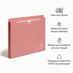 U-Eco Poly File Jackets, Straight Tab, Letter Size, Assorted, 10/Pack