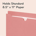 U-Eco Poly File Jackets, Straight Tab, Letter Size, Assorted, 10/Pack