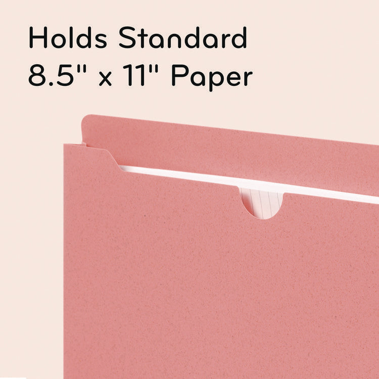 U-Eco Poly File Jackets, Straight Tab, Letter Size, Assorted, 10/Pack