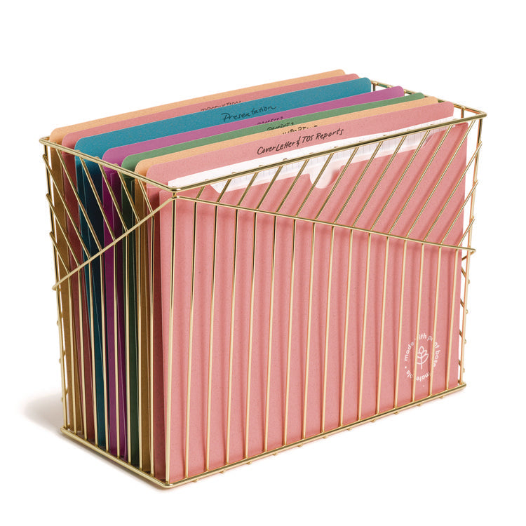 U-Eco Poly File Jackets, Straight Tab, Letter Size, Assorted, 10/Pack