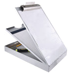 Cruiser Mate Aluminum Storage Clipboard, 1.5" Clip Capacity, Holds 8.5 x 11 Sheets, Silver
