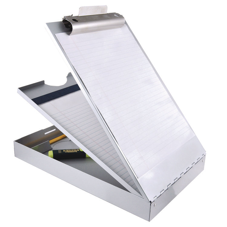 Cruiser Mate Aluminum Storage Clipboard, 1.5" Clip Capacity, Holds 8.5 x 11 Sheets, Silver