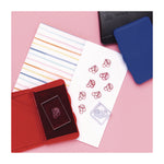 Pre-Inked Felt Stamp Pad, 4.25" x 2.75", Red