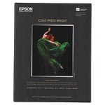 Cold Press Bright Fine Art Paper, 21mil, 8.5 X 11, Textured Matte White, 25/pack