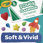 Dough Classpack, 3 Oz, 8 Assorted Colors, 24/pack