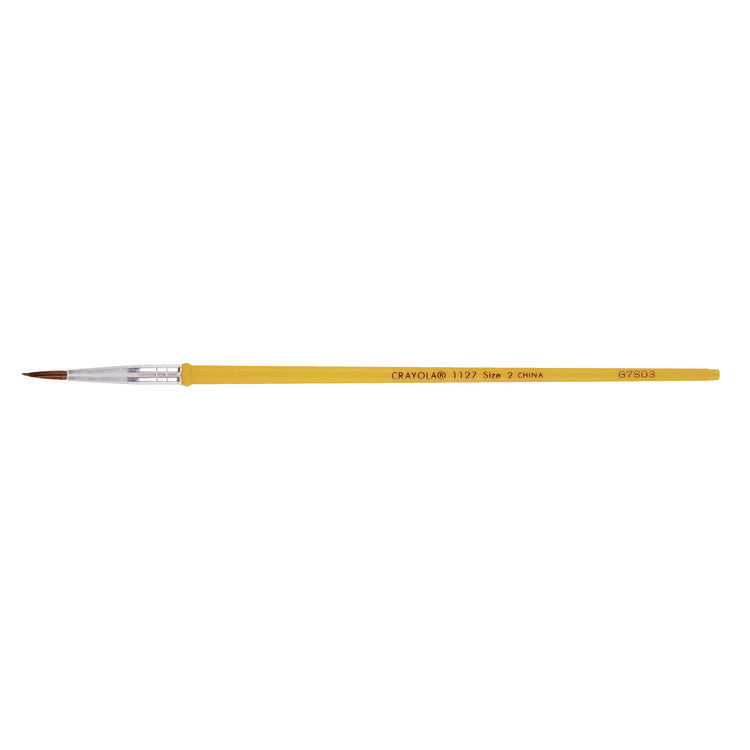 Watercolor Brush Set, Size 2, Camel-Hair Blend, Round Profile, 3/pack