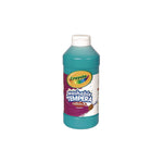 Artista II Washable Tempera Paint, Turquoise, 16 oz Bottle