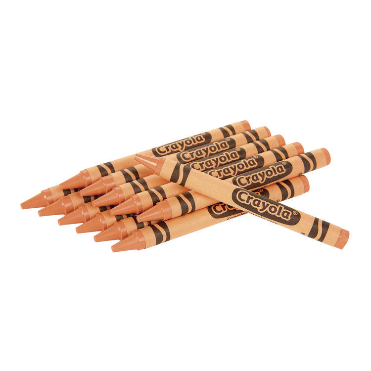 Bulk Crayons, Peach, 12/box
