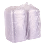 Renewable and Compostable Clear Clamshell Hinged Food Containers, 8 x 8 x 3, Plastic, 80/Pack, 2 Packs/Carton