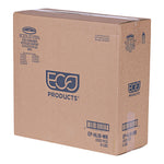 EcoLid 25% Recycled Content Hot Cup Lid, Fits 10 oz to 20 oz Hot Cups, Plastic, White, 100/Pack, 10 Packs/Carton