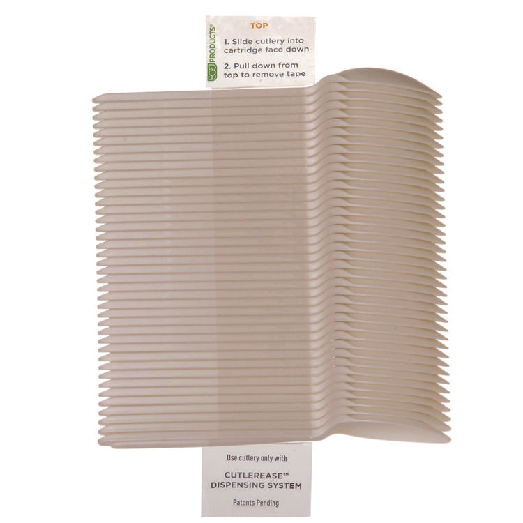 Cutlery for Cutlerease Dispensing System, Spoon, Plastic, White, 960/Carton