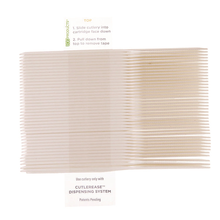 Cutlery for Cutlerease Dispensing System, Knife, Plastic, White, 960/Carton