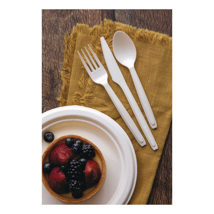 Cutlery for Cutlerease Dispensing System, Fork, Plastic, White, 960/Carton