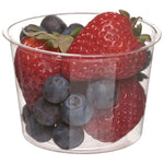 Renewable and Compostable Portion Cups, 4 oz, Plastic, Clear, 100/Pack, 20 Packs/Carton