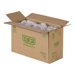 Renewable and Compostable Round Deli Containers, 8 oz, Clear, Plastic, 50/Pack, 10 Packs/Carton