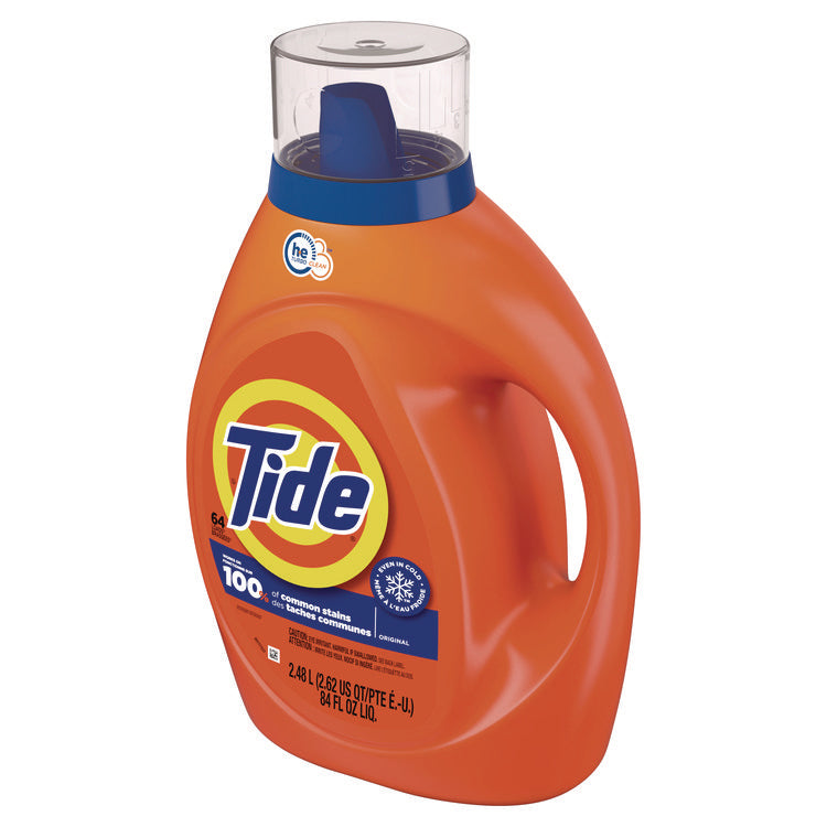 HE Laundry Detergent, Original Scent, Liquid, 64 Loads, 84 oz Bottle