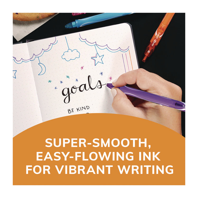 Gel-ocity Quick Dry Gel Pen, Retractable, Medium 0.7 mm, Assorted Ink and Barrel Colors, 16/Pack