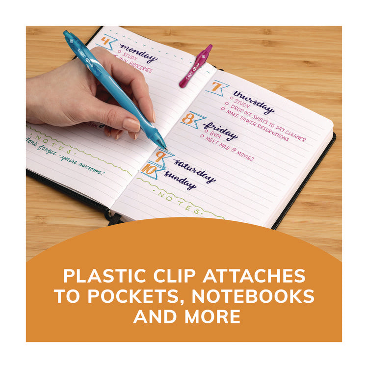 Gel-ocity Quick Dry Gel Pen, Retractable, Medium 0.7 mm, Assorted Ink and Barrel Colors, 16/Pack