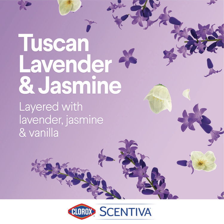 Scentiva Bleach Free Cleaning Wipes, 7.75 x 7, Tuscan Lavender and Jasmine, 75/Canister