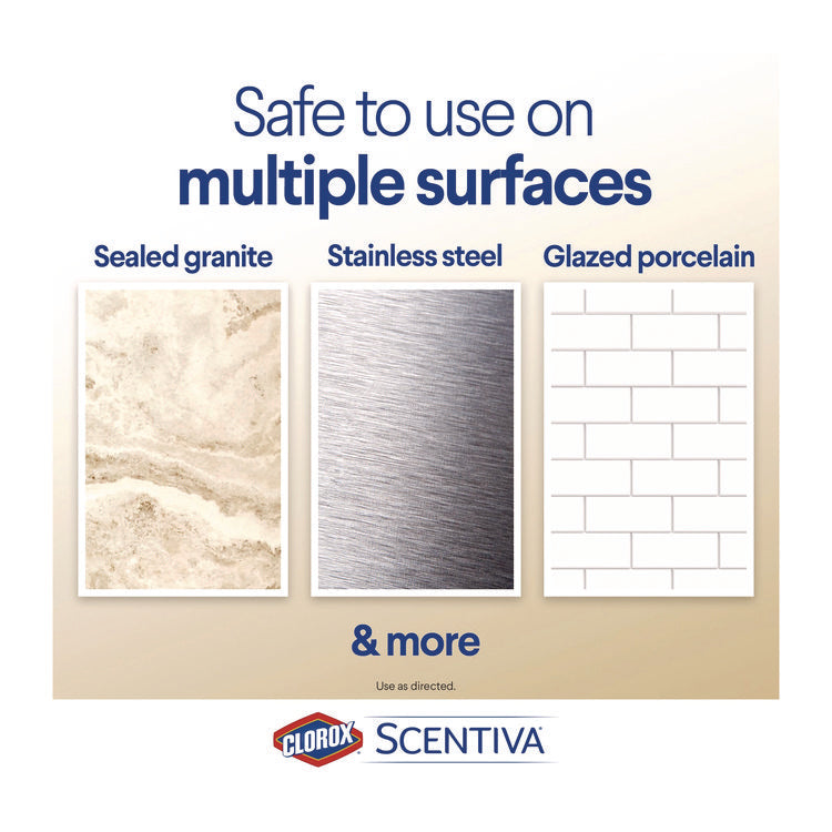 Scentiva Bleach Free Cleaning Wipes, 7.75 x 7, Tuscan Lavender and Jasmine, 75/Canister