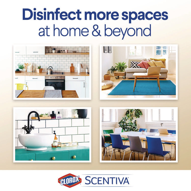 Scentiva Bleach Free Cleaning Wipes, 7.75 x 7, Tuscan Lavender and Jasmine, 75/Canister