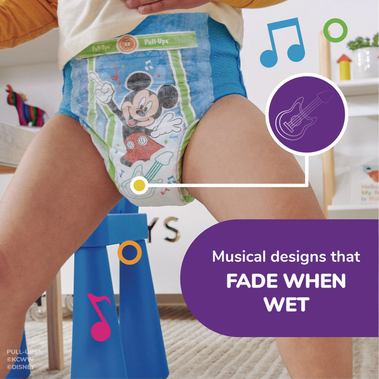 Pull-Ups Learning Designs Potty Training Pants for Boys, 2T-3T, 18 lbs to 34 lbs, 94/Carton