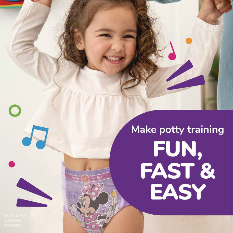 Pull-Ups Learning Designs Potty Training Pants for Girls, 2T-3T, 16 lbs to 34 lbs, 94/Carton