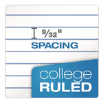 Five-Subject Notebook, Medium/College Rule, Randomly Assorted Cover Color, (200) 11 x 9 Sheets