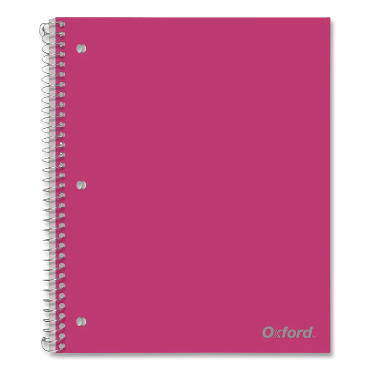 Poly One-Subject Notebook, Medium/College Rule, Randomly Assorted Cover Color, (100) 11 x 9 Sheets